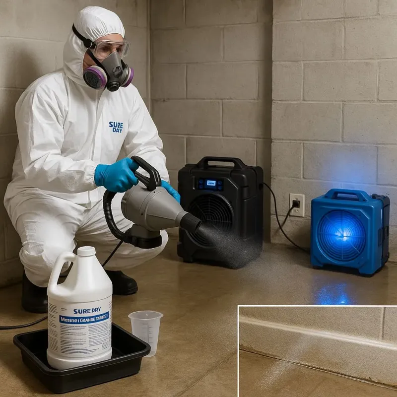 Sanitization and Odor Removal process in Duryea, PA