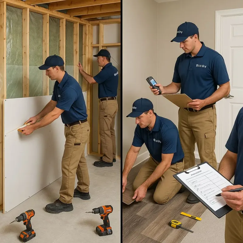 Repairs and Reconstruction process in Duryea, PA